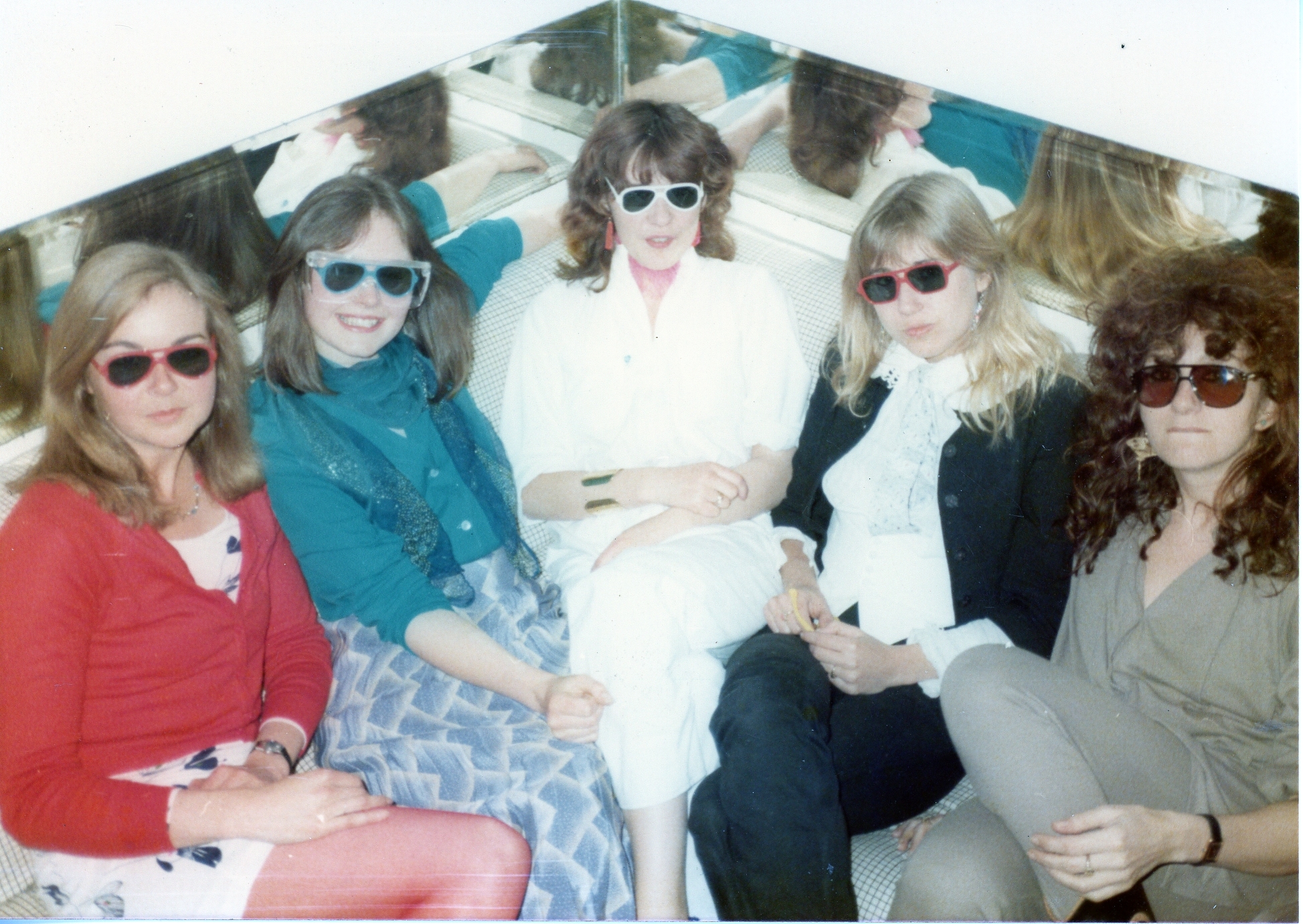 1987 - Chrissie Waite, Cathy John, R, Frances Bentley, Sue Ready at Hanson Street