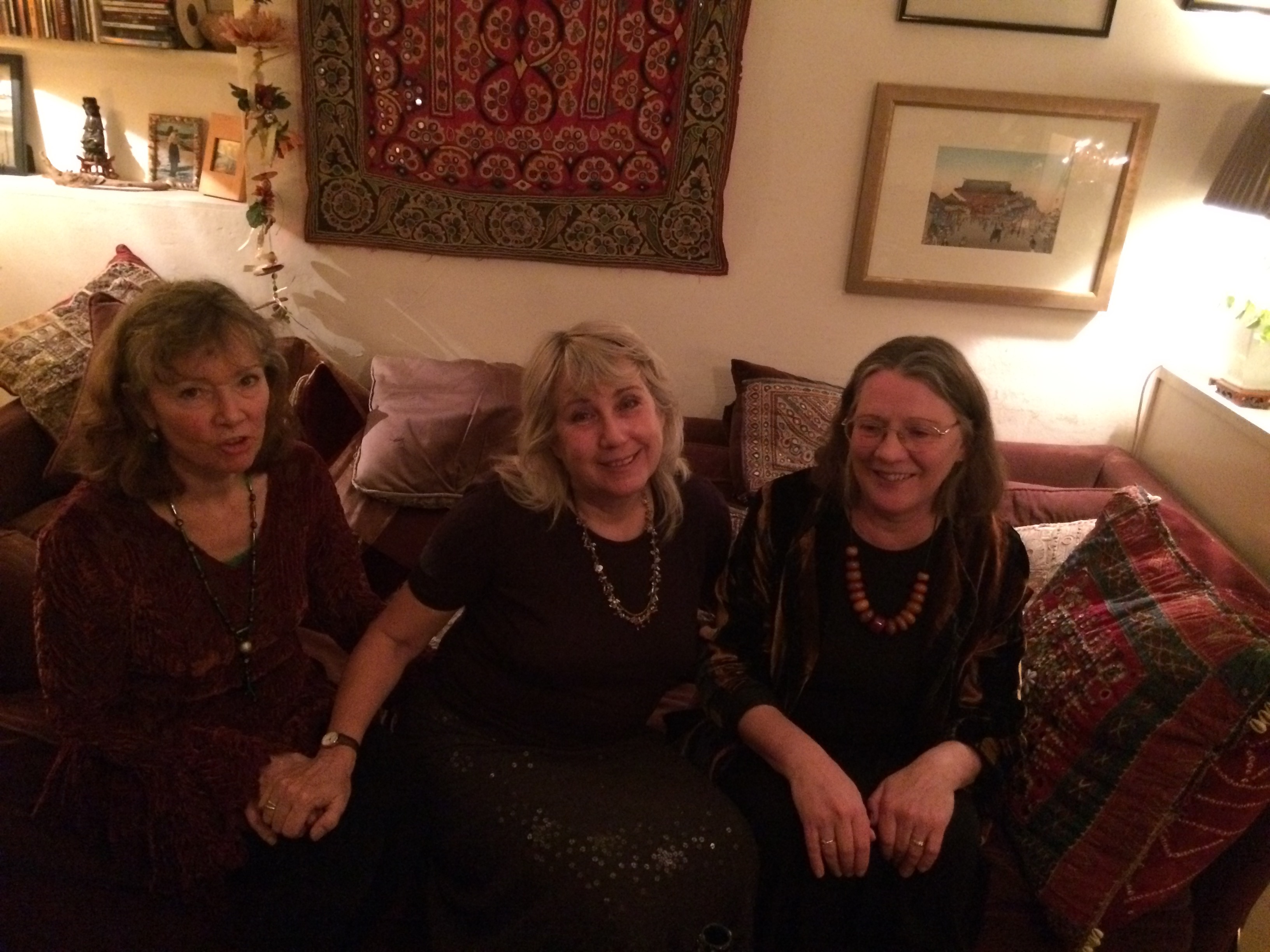 2017 - Feb 11, Helen, Frances, Rosemary at Fran’s