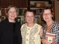 2010 - March. Launch of Love & War In the Pyrenees. With Leslie Dick and Martha Stevns at Maggs Bros